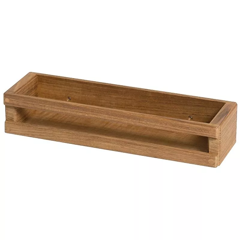 Etagère de rangement en tek à suspendre 290mm