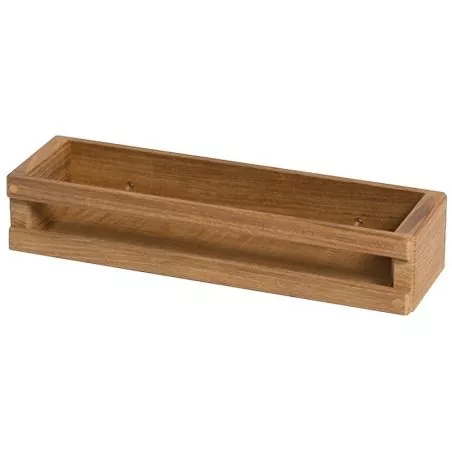 Etagère de rangement en tek à suspendre 290mm