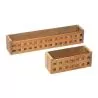 Porte objet multi-usages en tek Longueur 250mm
