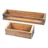 Porte objet multi-usages en tek Longueur 335mm
