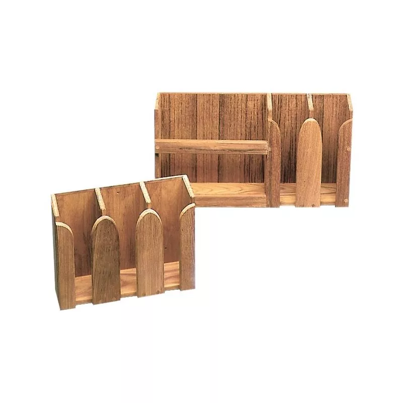 Rangement tasses en teck 312mm Rangement tasses en teck 312mm