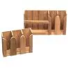 Rangement tasses en teck 312mm