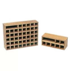 Rangement de 8 pavillons en teck
