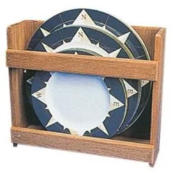 Rangement assiette en teck 285mm