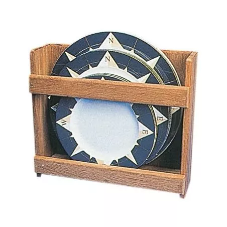 Rangement assiette en teck 285mm