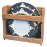 Rangement assiette en teck 285mm