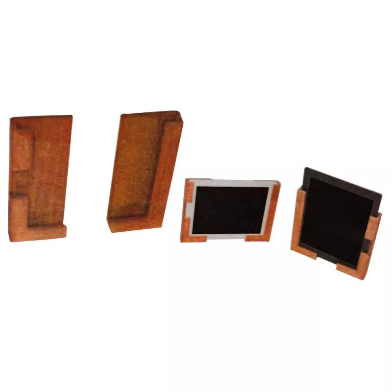 Porte tablette en Tek tous modèles universelle Porte tablette en Tek tous modèles universelle