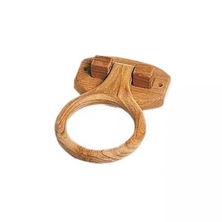 Porte serviettes en teck diamètre 170mm