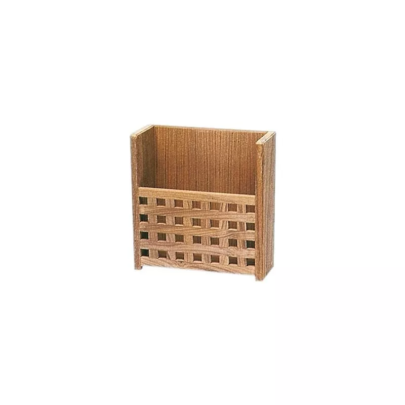 Porte revues et livres en tek Longueur 265mm Porte revues et livres en tek Longueur 265mm