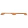 Main courante en teck Longueur 545mm 2 passages