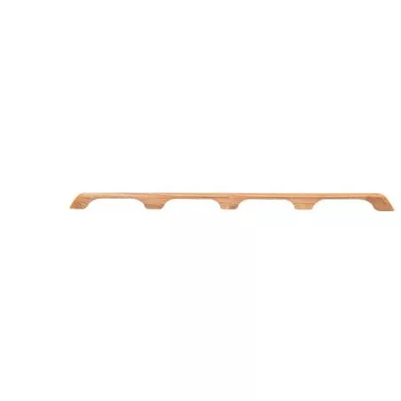 Main courante en teck Longueur 1075mm 4 passages