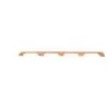Main courante en teck Longueur 1075mm 4 passages