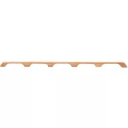 Main courante en teck Longueur 1325mm 5 passages