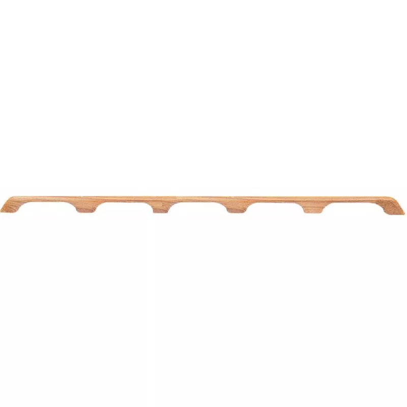 Main courante en teck Longueur 1325mm 5 passages