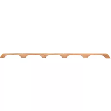 Main courante en teck Longueur 1325mm 5 passages