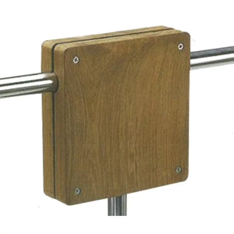 Support moteur hors-bord en teck 175x175x45mm pour tube 25mm Support moteur hors-bord en teck 175x175x45mm pour tube 25mm