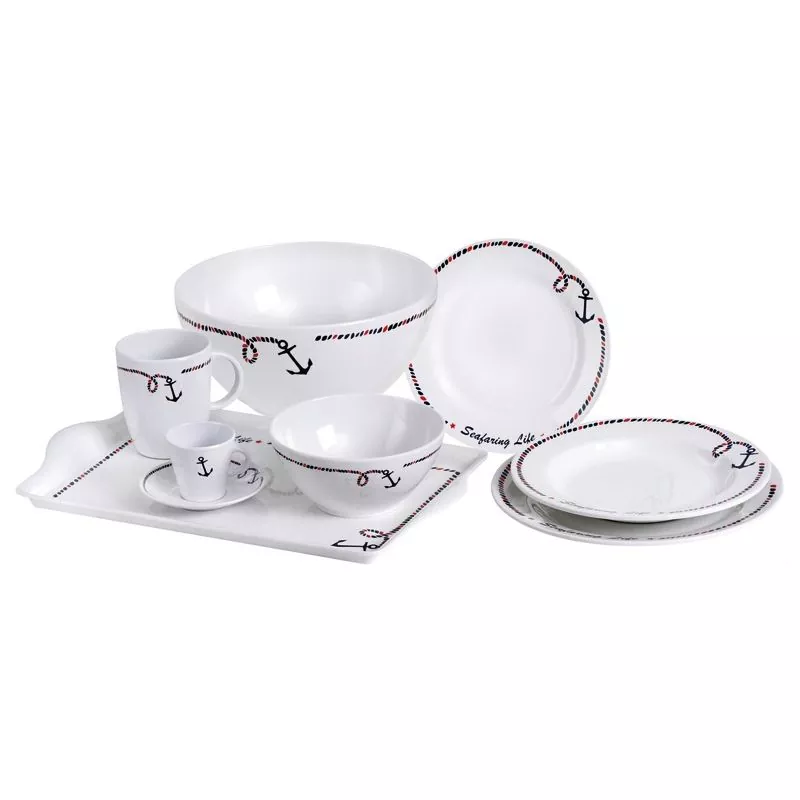 Set 6 assiettes creuses Ancor Line diamètre 22,5cm
