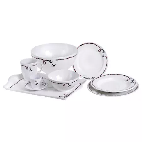 Set 6 assiettes creuses Ancor Line diamètre 22,5cm
