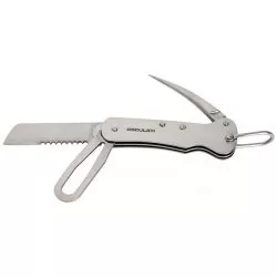 Couteau voile en inox avec poignée en inox