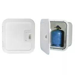 Coffre de rangement bouteille de gaz ventilé encastrement 330x300mm
