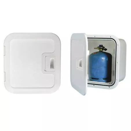 Coffre de rangement bouteille de gaz ventilé encastrement 330x300mm