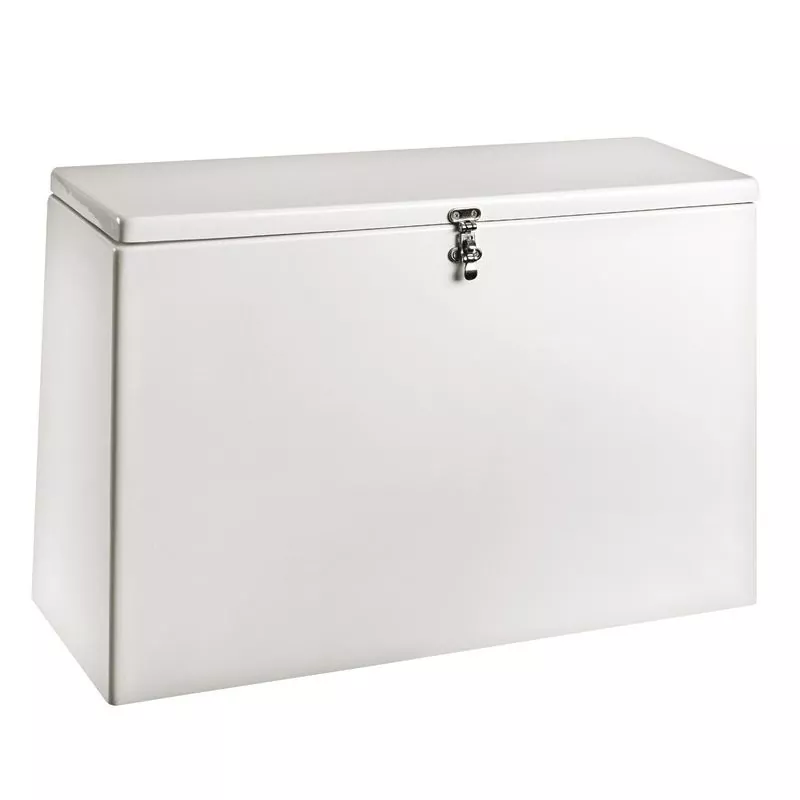 Coffre pour pneumatiques blanc 80cm Largeur 32cm hauteur 52cm