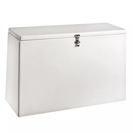 Coffre pour pneumatiques blanc 80cm Largeur 32cm hauteur 52cm