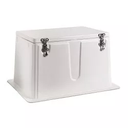 Coffre pour pneumatiques blanc 59cm Largeur 43cm hauteur 37cm