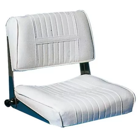 Siège avec dossier rabattable blanc Largeur 45cm