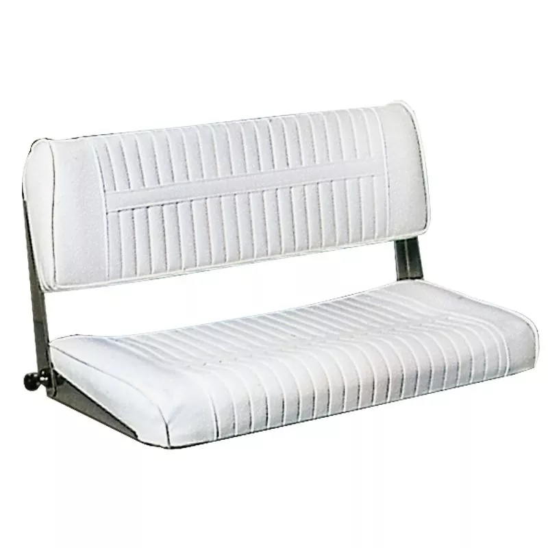 Siège avec dossier rabattable blanc Largeur 90cm