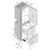 Réfrigérateur Congélateur DW360 BTX OCX2 12/24V 301L unité interne