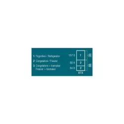 Réfrigérateur Congélateur DW360 BTX OCX2 12/24V 301L unité interne