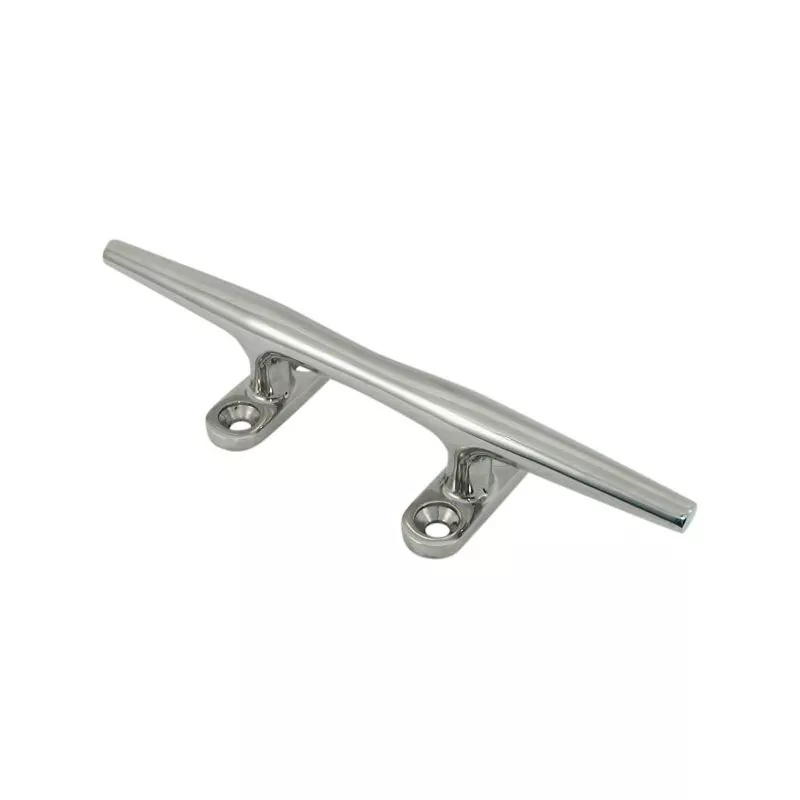 Taquet de pont inox 200x38mm Entraxe 57mm Taquet de pont inox 200x38mm Entraxe 57mm