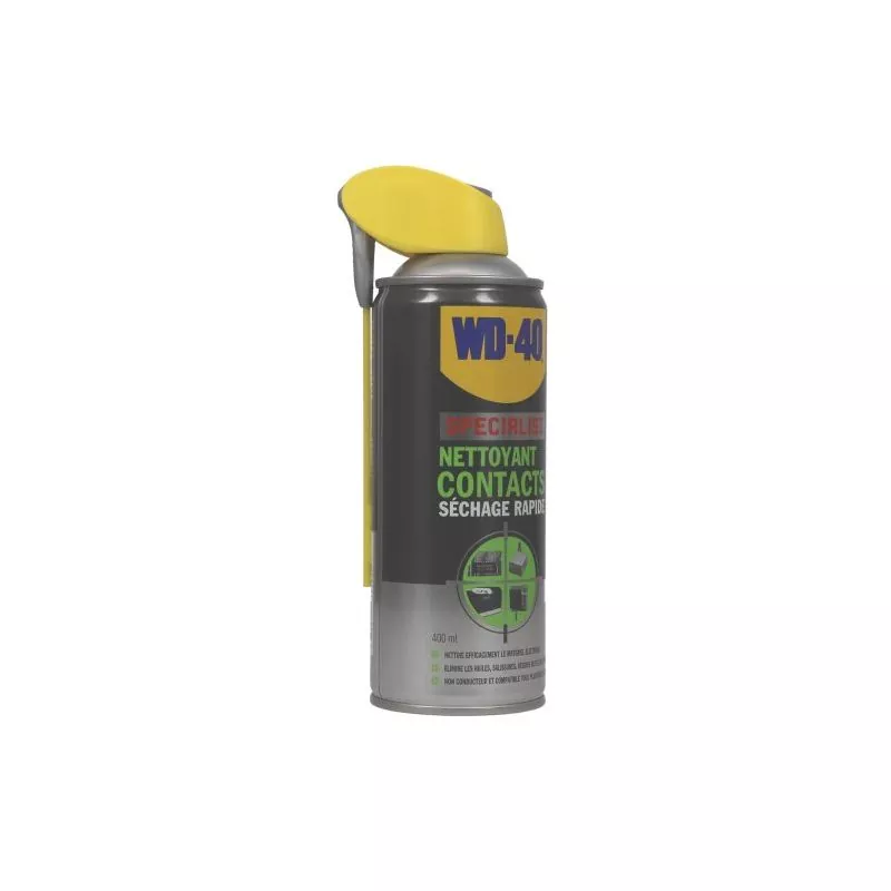 WD-40 Nettoyant Contacts 400ML dissouthuiles dépôts gras salissures