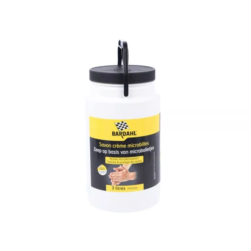 Savon microbille orange 3L élimine facilement goudron graisse peinture Savon microbille orange 3L élimine facilement goudron graisse peinture