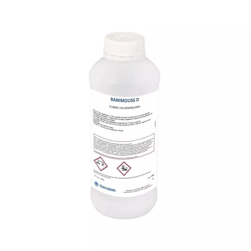 Anti moisissures bio 1L Élimine les moisissures tout support gelcoat bois skaï