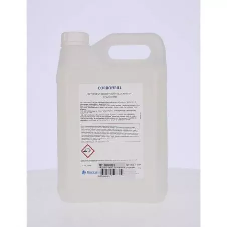 Désoxydant déjaunissant 5L coque pont pare-battage inox alliages légers