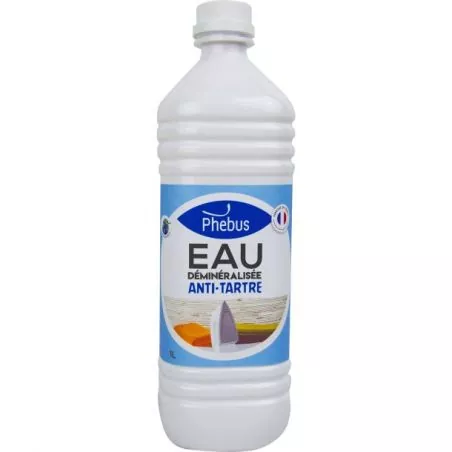 Eau déminéralisée Bouteille de 1L