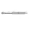 Vérin à gaz inox 150N – Course 150 mm – Longueur 385 mm | Fixations 6/15 mm | Shop-Marine