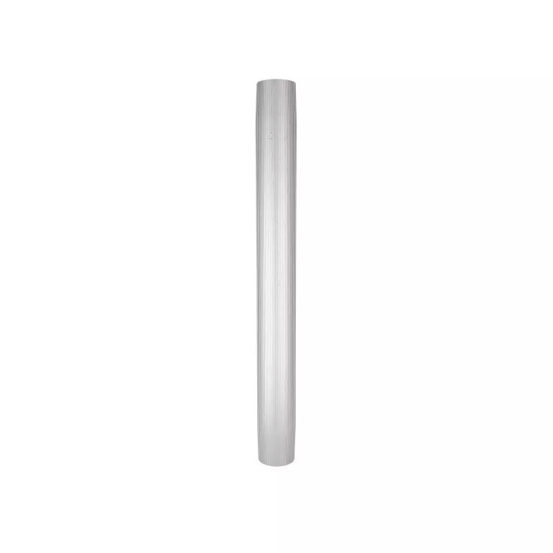 Colonne de table fixe alu anodisé diamètre 60mm Hauteur 480mm 2 côtés coniques