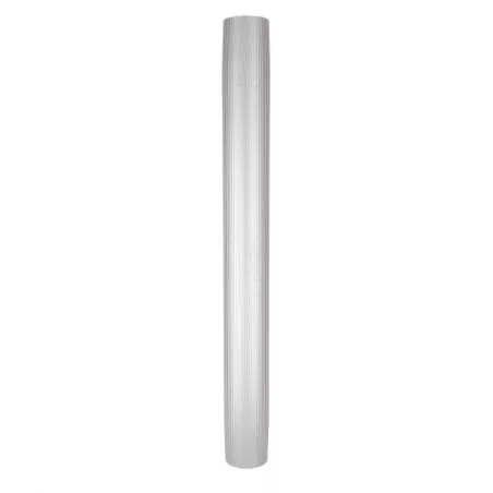 Tube cannelé en alu Colonne Diamètre 60mm Hauteur 710mm 2 cannelures