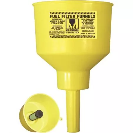 Entonnoir carburant diamètre 150mm 14.7 L/MN filtre inox intégré de 75 microns