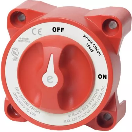 Coupe batterie 350A bipolaire CEA 2 positions 1 batterie