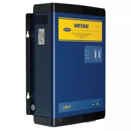 Onduleur sinusoïdal VETUS 600 W – 24 V → 230 V, fréquence 50/60 Hz