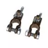 Jeu de cosses batterie laiton Tige M8 avec papillon double serrage