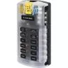 Tableau 12 fusibles verre enfichables bus négatif 6.3 x 32 mm de 1 à 40 Amps