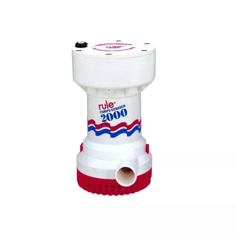 Pompe de cale débit 7571 L/H 12V Automatique sortie 28,6 mm 8,4 Ampères