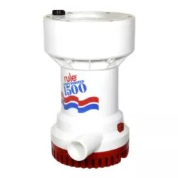 Pompe de cale débit 5700 L/H 12V Automatique sortie 28mm 9 Ampères