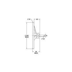 Volant de direction « Sport » noir Ø 320 mm – Cône 19 mm – Lecomble & Schmitt