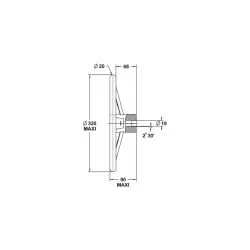 Volant de direction « Racing » noir Ø 320 mm – Cône 19 mm – Lecomble & Schmitt